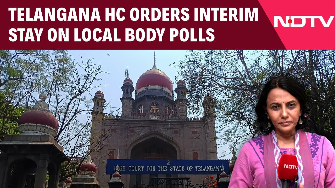 Telangana HC Issues An Interim Stay On The Notification Process For Local Body Polls