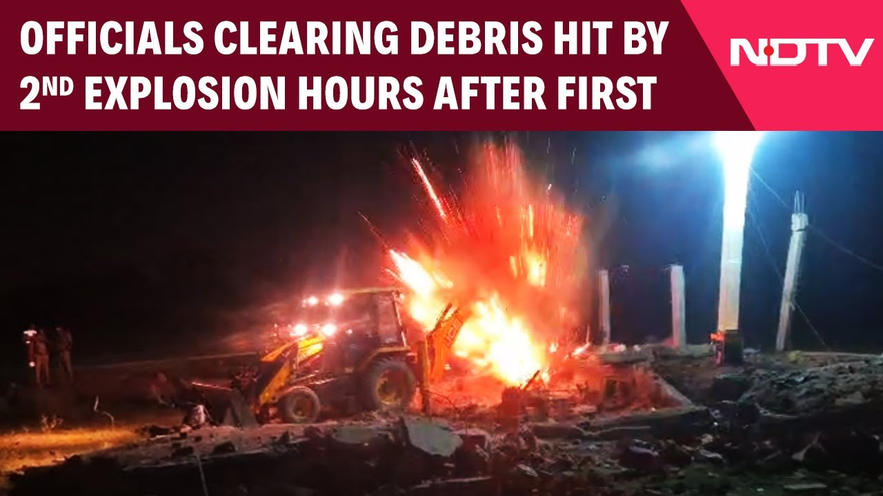 Video: Ayodhya Blast News: Officials Clearing Debris Hit By Second Explosion Hours After First Blast
