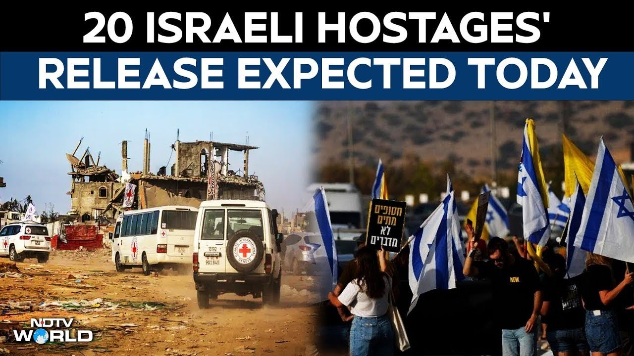 Video : Israel Gaza Peace Deal | Ahead Of Trump's Israel Visit, 20 Israeli Hostages' Release Expected Today