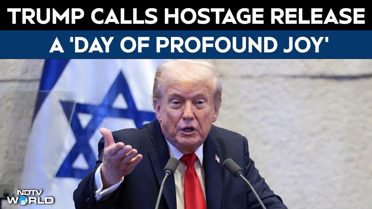 Trump Israel Speech News | Trump Hails 'Day Of Profound Joy' In Knesset After Hostages Released