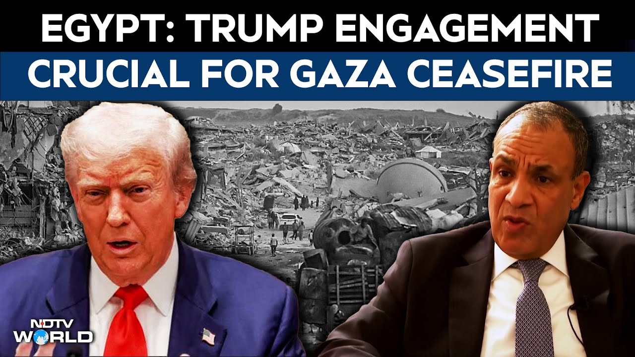 Egypt Says Trump Engagement Crucial For Gaza Ceasefire