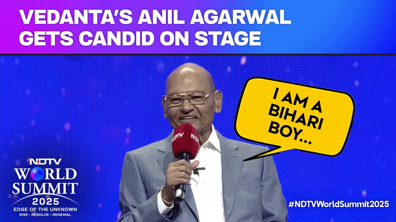 NDTV World Summit | From Poetry To Singing, Vedanta's Anil Agarwal Gets Candid At NDTV World Summit