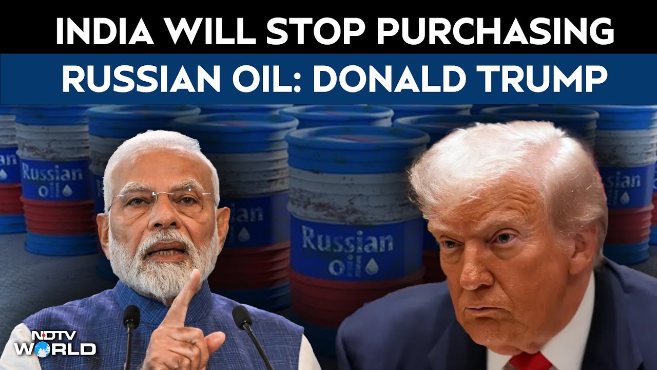 Donald Trump News | "India Is Not Going To Be Buying Russian Oil": Donald Trump
