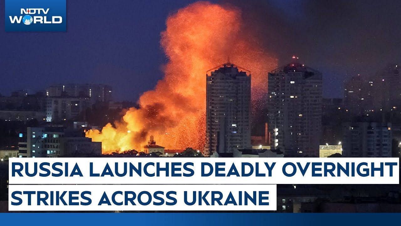Russia Ukraine War | Russia Launches Deadly Wave Of Drone, Missile ...