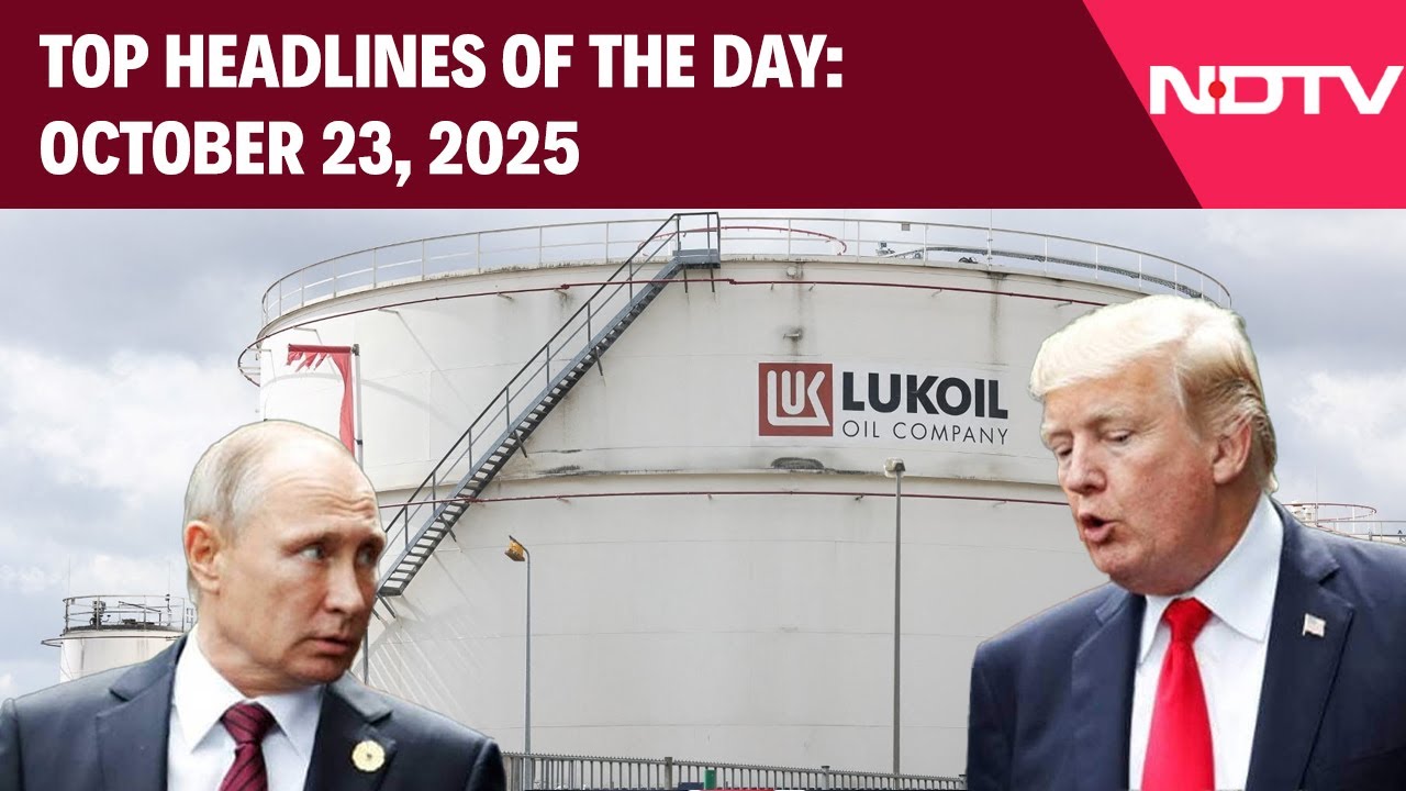 Ukraine War | US Sanctions Russia's 2 Largest Oil Firms | Top Headlines: October 23