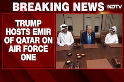 Donald Trump Hosts Qatar Emir Aboard Air Force One, Hails Role In Gaza Peace Deal Donald Trump Hosts Qatar Emir Aboard Air Force One, Hails Role In Gaza Peace Deal