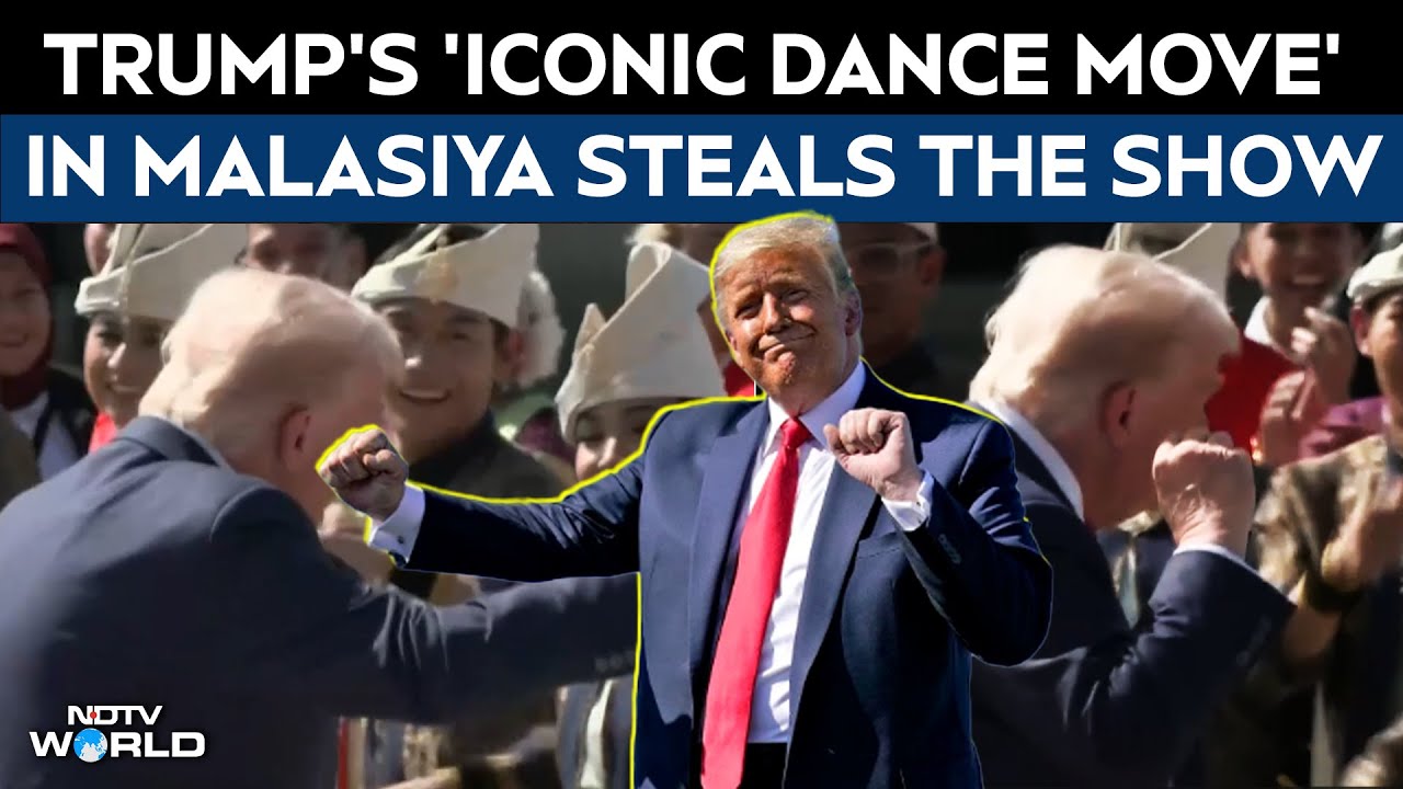 Donald Trump Dance | Donald Trump's 'iconic Dance Move' In Malasiya Steals The Show