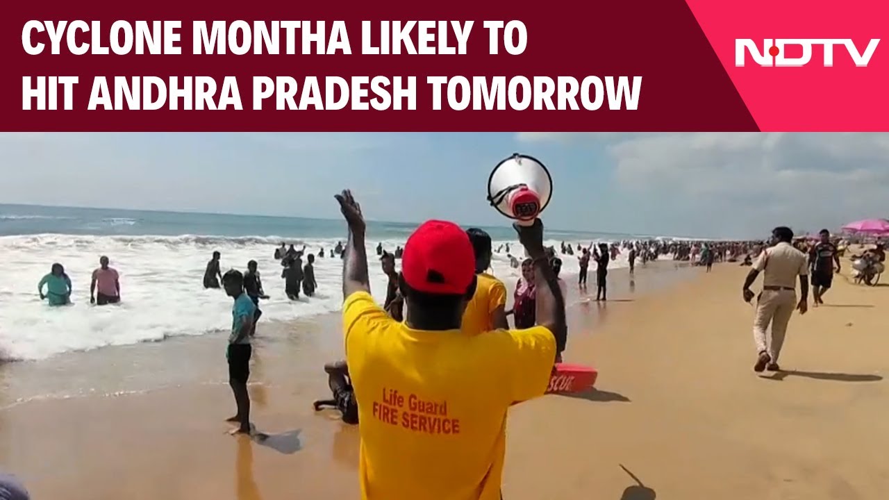 Video: Cyclone Montha Likely To Hit Andhra Pradesh On October 28, IMD Issues Heavy Rain Alert