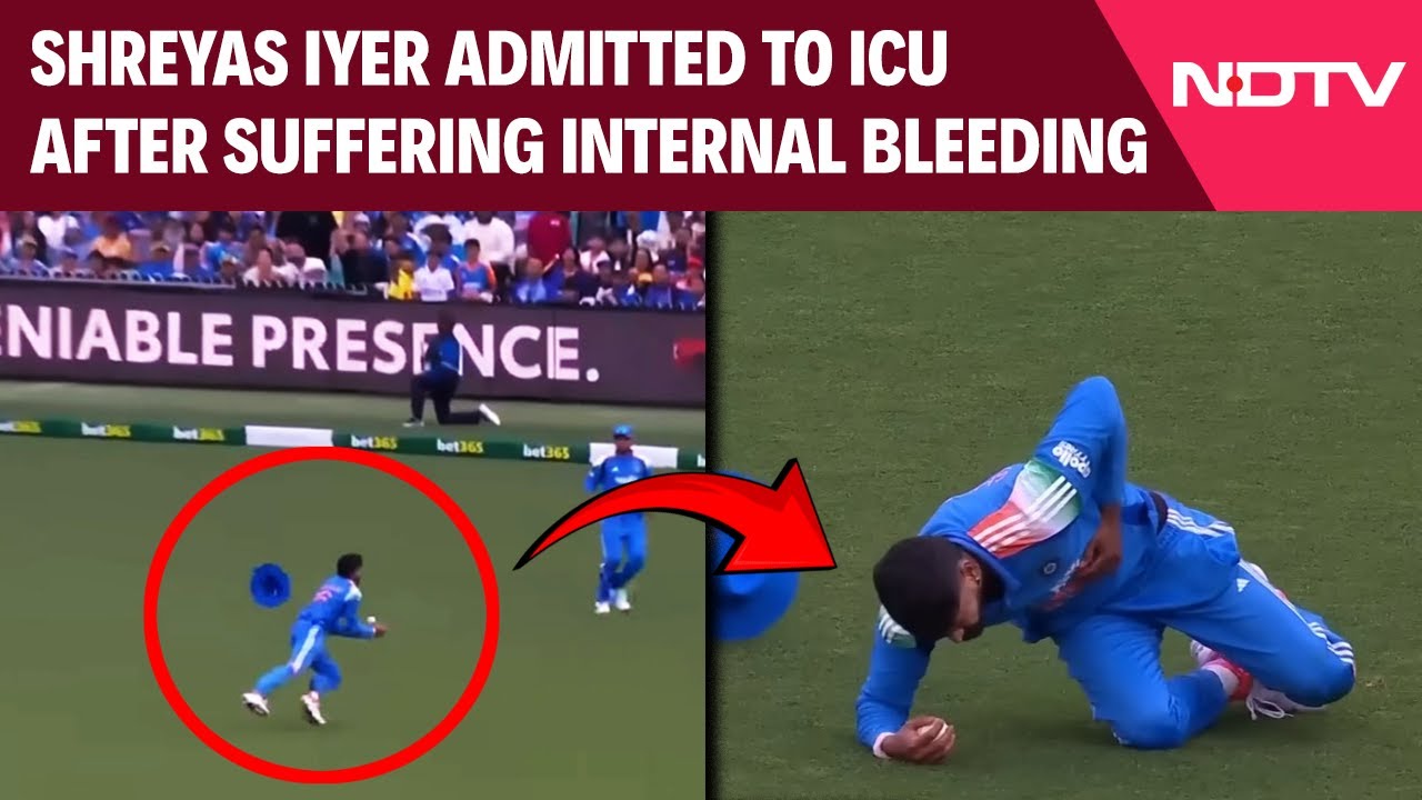 Shreyas Iyer ICU | Shreyas Iyer Admitted To ICU In Sydney, BCCI Shares Health Update