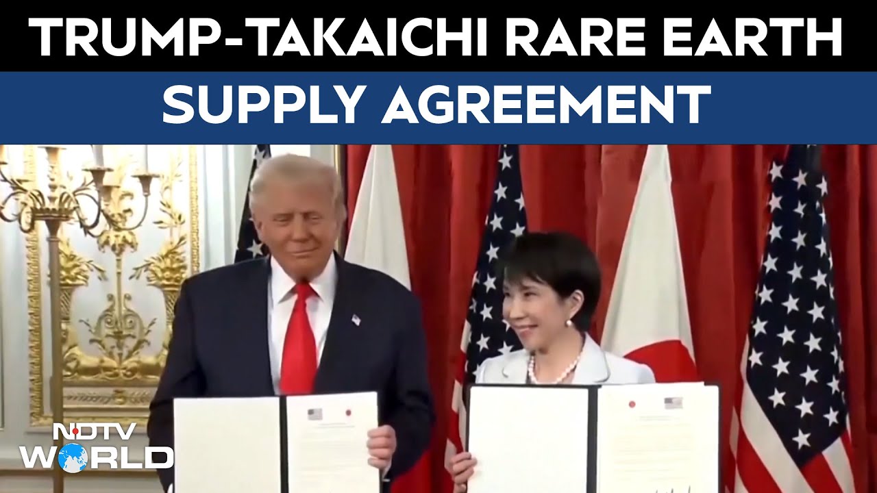 Trump, Japan PM Sign Agreement On 'Securing' Rare Earths Supply Trump, Japan PM Sign Agreement On 'Securing' Rare Earths Supply