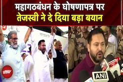 Bihar Elections 2025 BREAKING: महागठबंधन का 'प्रण पत्र' जारी, तेजस्वी का NDA पर तीखा प्रहार | bihar Bihar Elections 2025 BREAKING: महागठबंधन का 'प्रण पत्र' जारी, तेजस्वी का NDA पर तीखा प्रहार | bihar