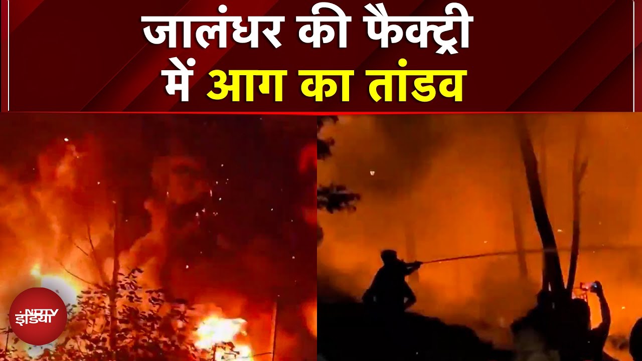 Punjab के Jalandhar की फैक्ट्री में आग का तांडव, सब हुआ ख़ाक | Fire Incident | Breaking | Top News Punjab के Jalandhar की फैक्ट्री में आग का तांडव, सब हुआ ख़ाक | Fire Incident | Breaking | Top News