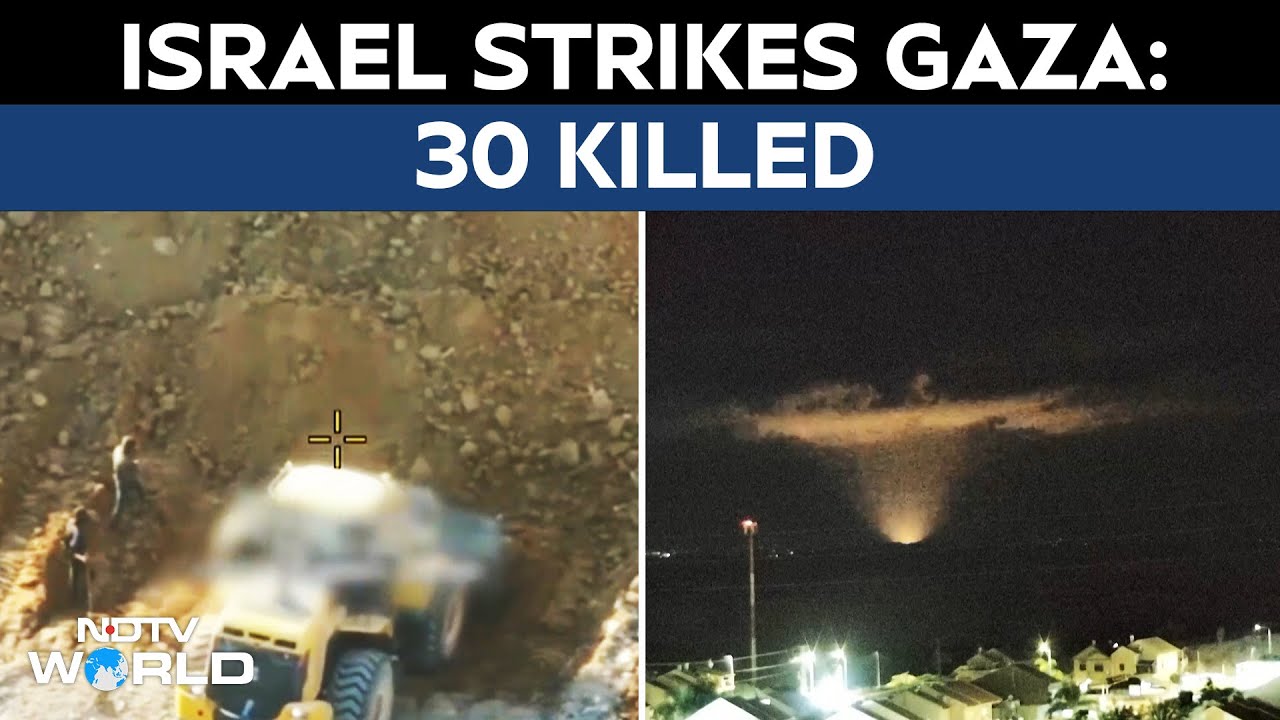 Israel Strikes Gaza | 30 Killed In Israeli Strikes In Gaza After Netanyahu Orders Attacks Israel Strikes Gaza | 30 Killed In Israeli Strikes In Gaza After Netanyahu Orders Attacks