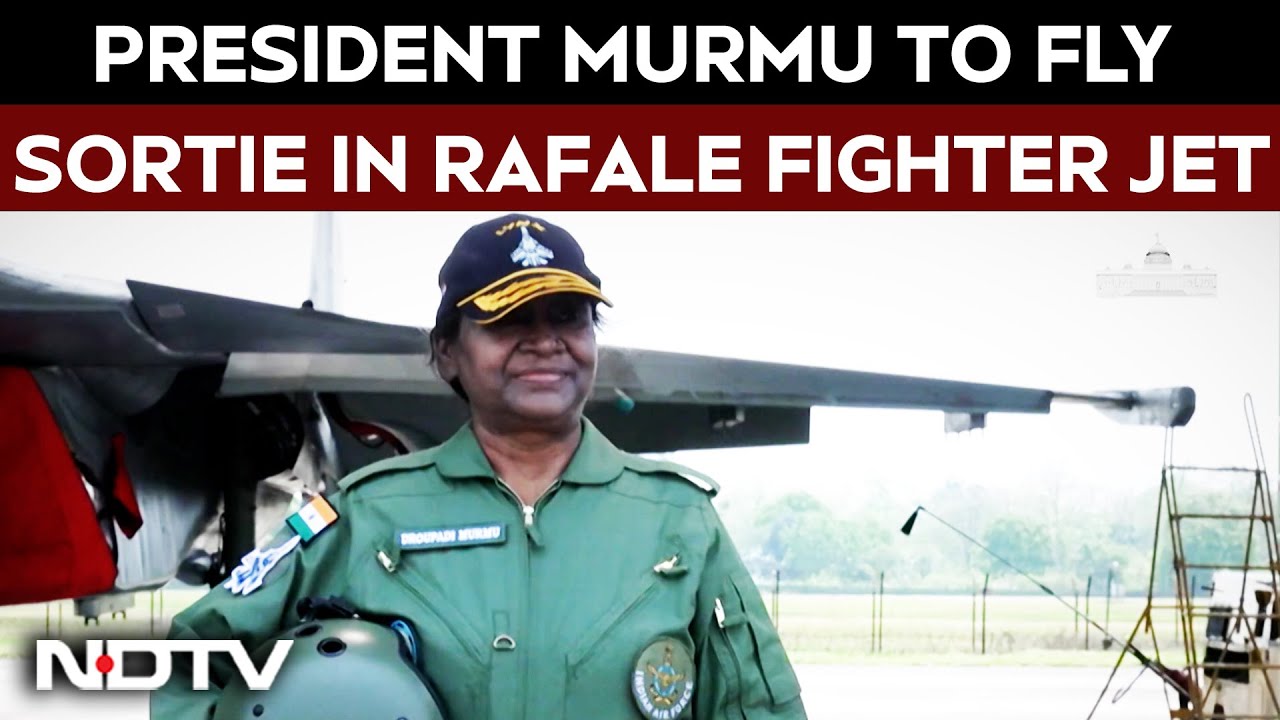 President Droupadi Murmu To Fly Sortie In Rafale Fighter Jet President Droupadi Murmu To Fly Sortie In Rafale Fighter Jet