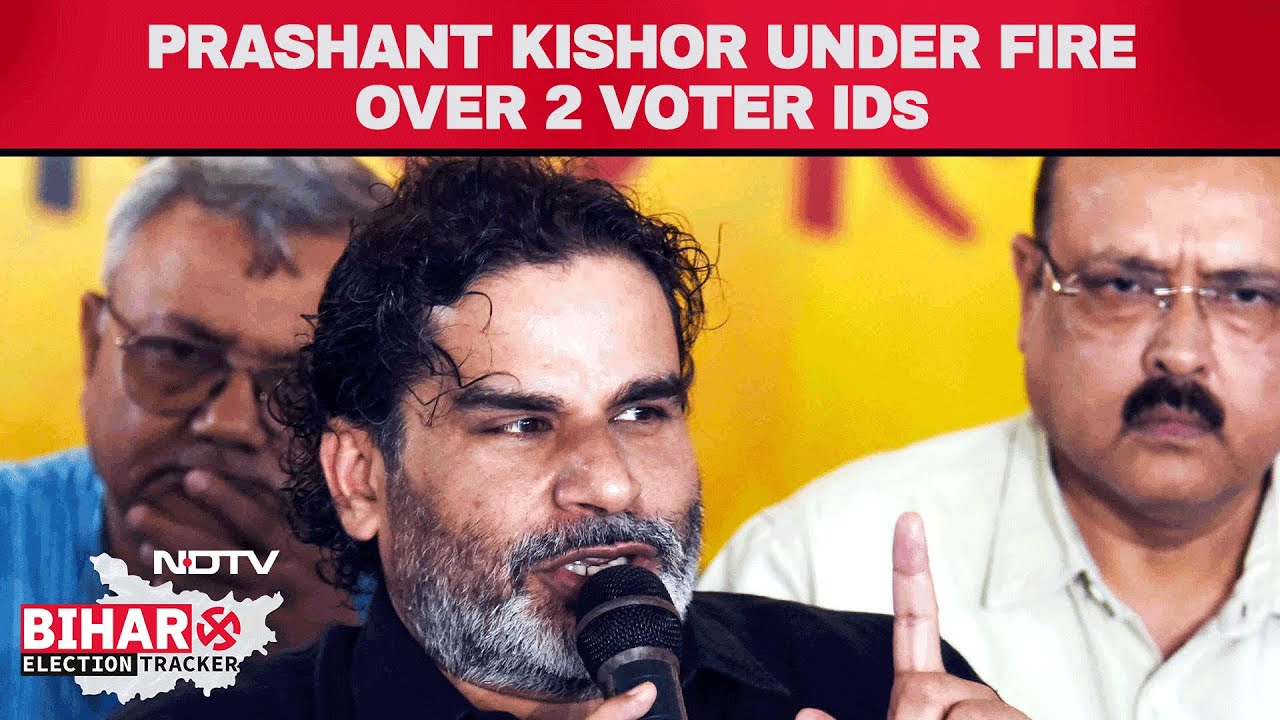 Prashant Kishor Voter ID Row | "Arrest Me If...": Prashant Kishor To Poll Body On Dual Voter Entries Prashant Kishor Voter ID Row | "Arrest Me If...": Prashant Kishor To Poll Body On Dual Voter Entries