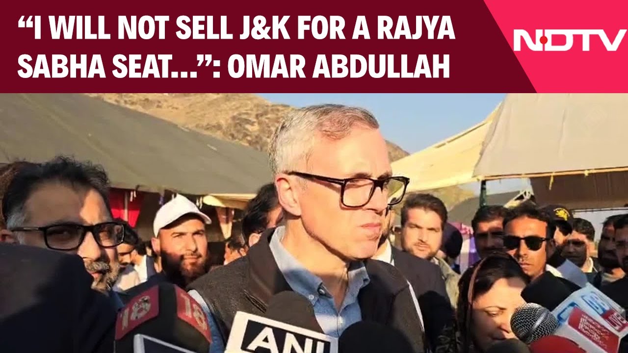 CM Omar Abdullah Stands Firm Against Land Bills: “I Will Not Sell J&K For A Rajya Sabha Seat…”