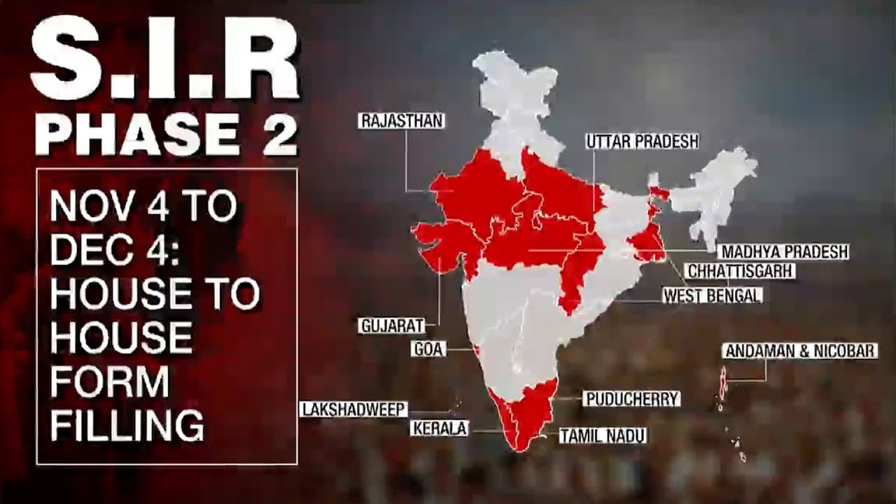 Nationwide SIR | Massive Political Showdown Over Voter List Revision: Opposition Targets EC