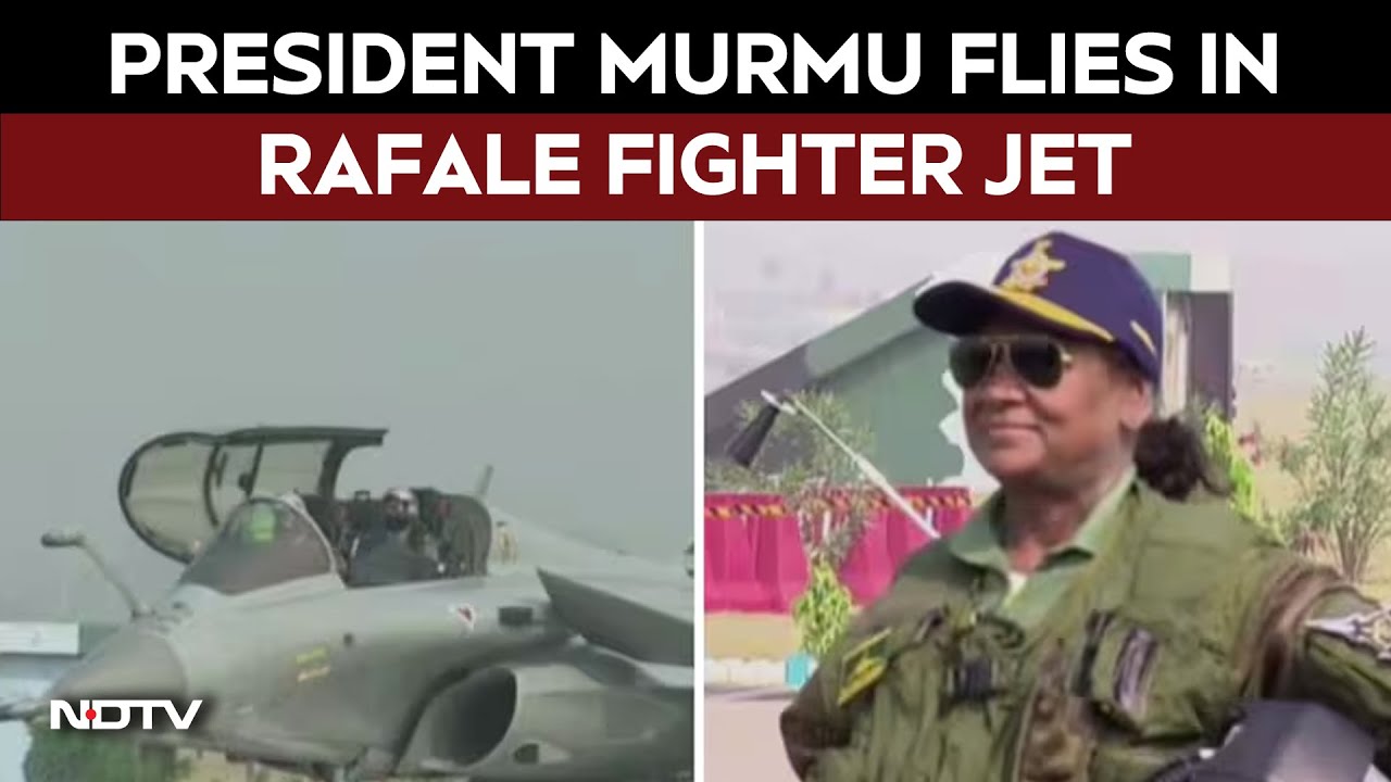 President Murmu Flies In Rafale Fighter From Airbase Key To Op Sindoor
