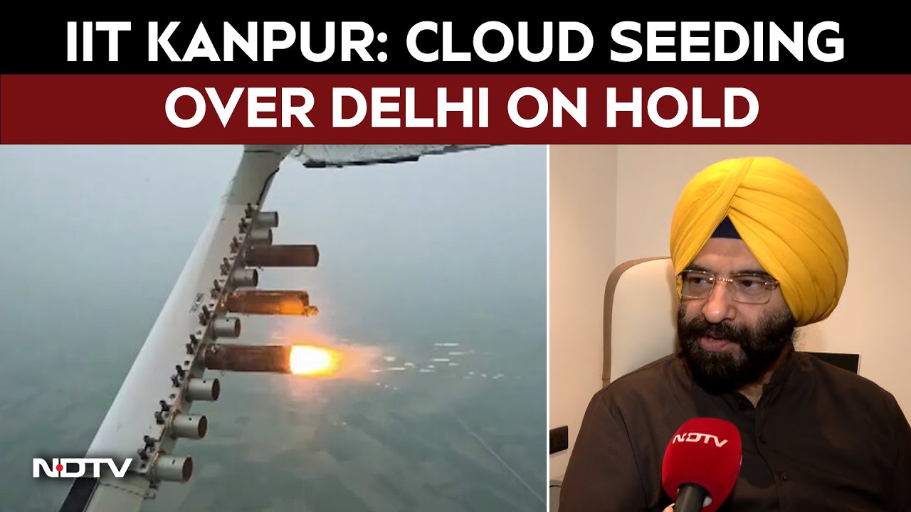 Cloud Seeding Over Delhi On Hold, IIT Kanpur Flags "Insufficient Moisture"