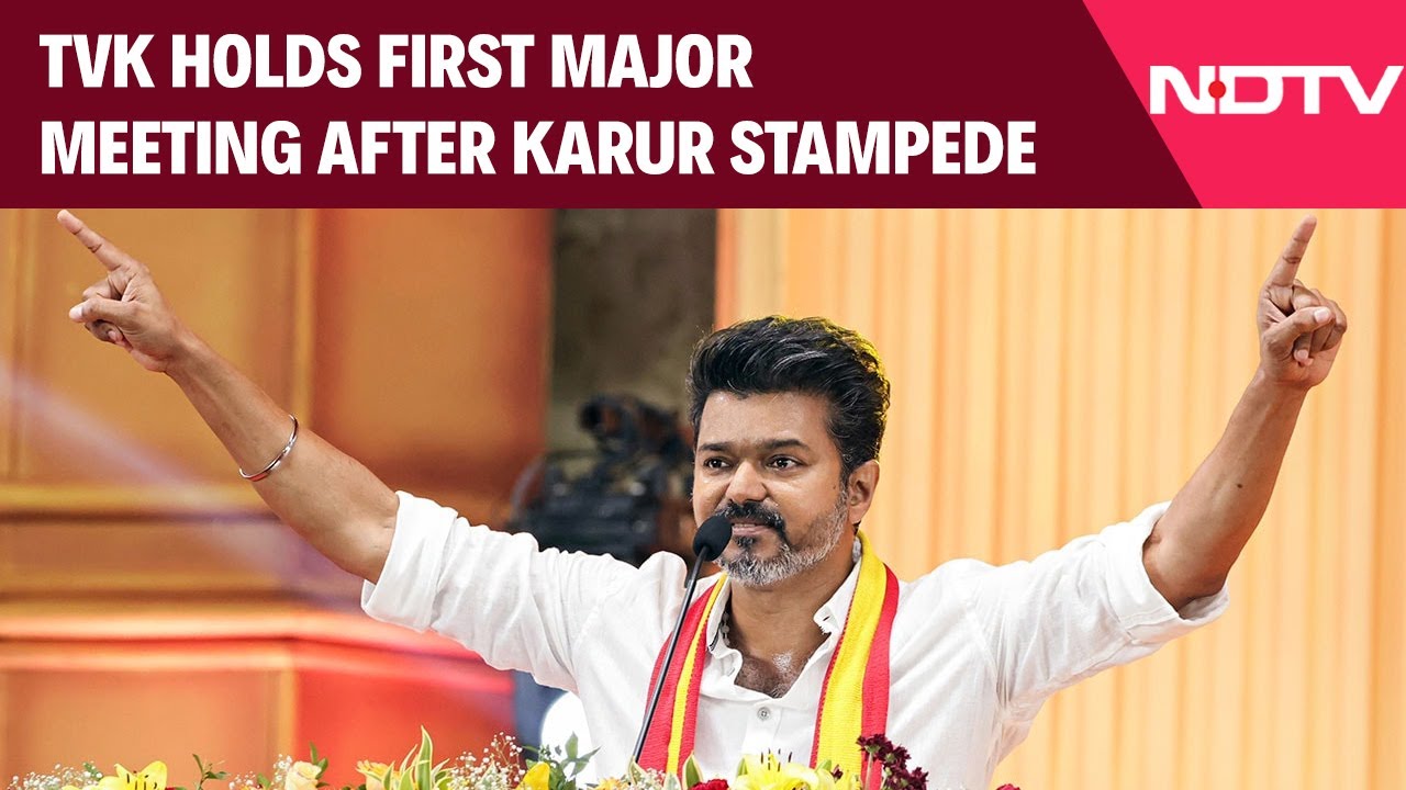 TVK Holds First Major Meeting After Karur Stampede, Party Plans Statewide Tour, Revamp TVK Holds First Major Meeting After Karur Stampede, Party Plans Statewide Tour, Revamp