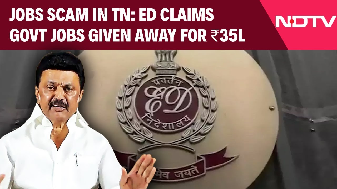 Cash-For-Jobs Scam Rocks Tamil Nadu , ED Flags ₹625 Crore Corruption Network