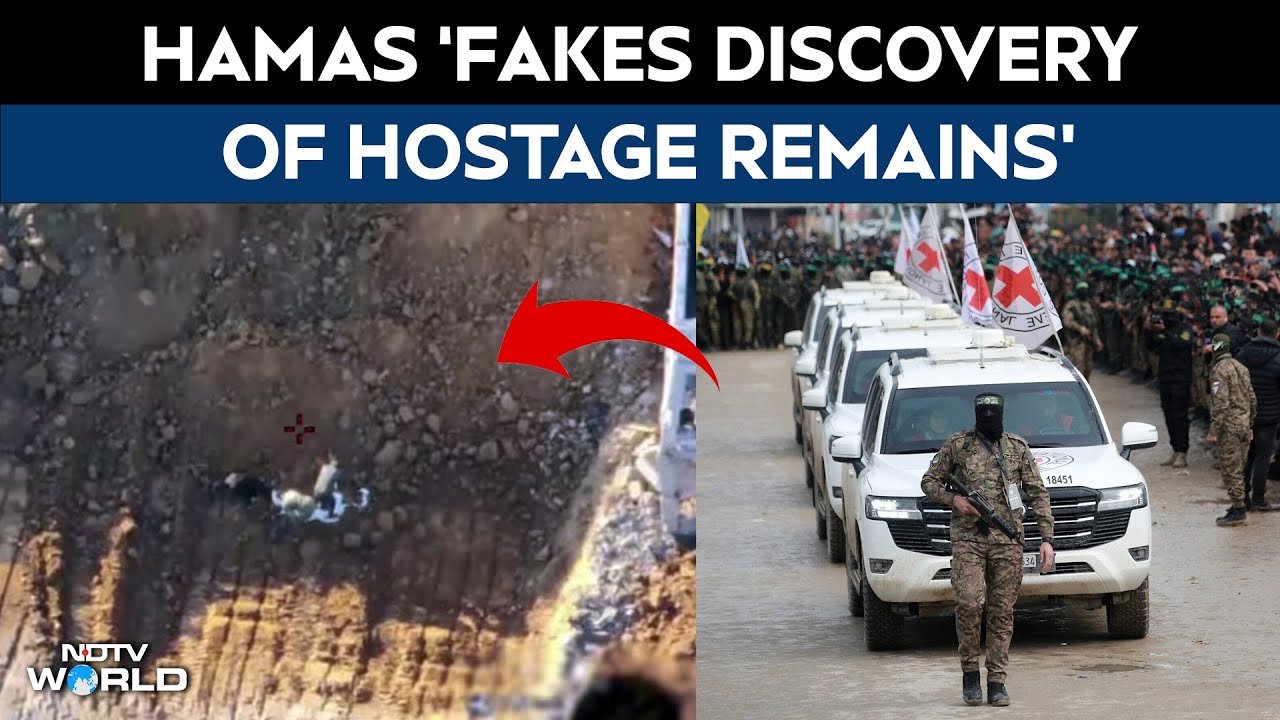 Israel Hamas War News | Israel Accuses Hamas Of Reburying Hostage’s Body To Stage Discovery Israel Hamas War News | Israel Accuses Hamas Of Reburying Hostage’s Body To Stage Discovery