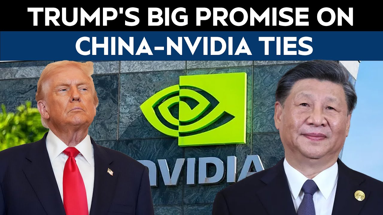 Trump News | Trump Says China Will Speak With Nvidia About Purchasing Their Computer Chips Trump News | Trump Says China Will Speak With Nvidia About Purchasing Their Computer Chips