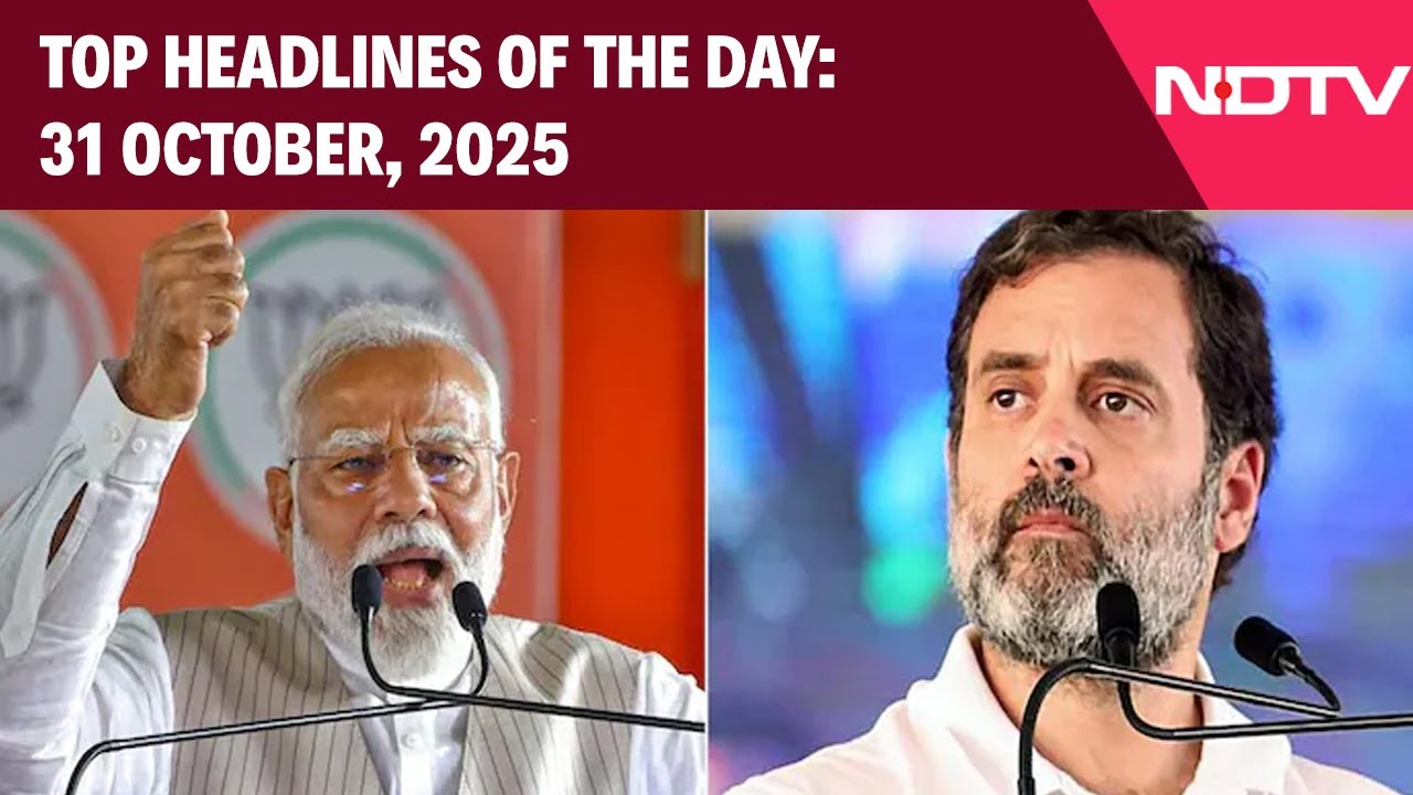 Bihar Elections News | Bihar Polls: PM Modi Vs Rahul Gandhi | Top Headlines Of October 31, 2025