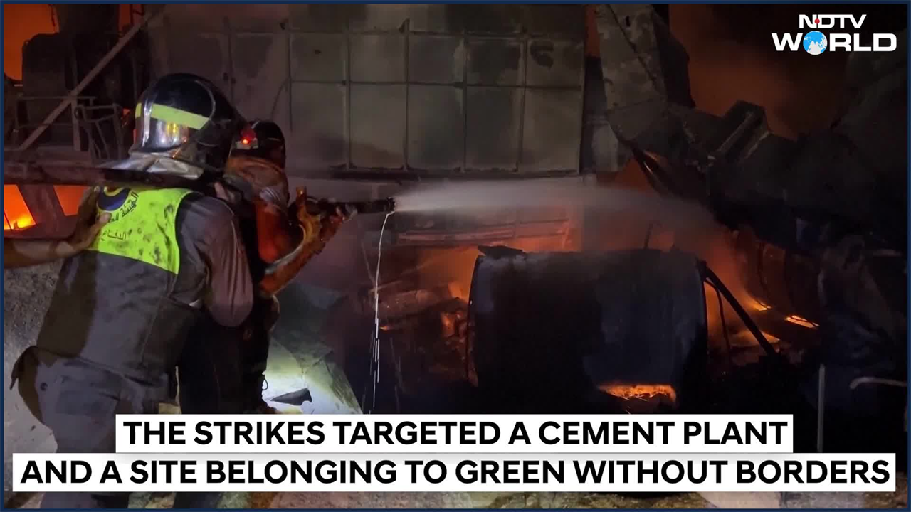 Video: Israel Lebanon Conflict | Israel Carries Out A Series Of Airstrikes In Southern Lebanon