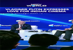 Vladimir Putin Expresses Love For Indian Cinema Vladimir Putin Expresses Love For Indian Cinema
