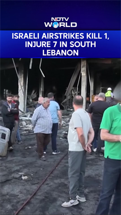 Israel Strikes Lebanon | Israel Strikes South Lebanon, Killing 1 And Wounding 7 Israel Strikes Lebanon | Israel Strikes South Lebanon, Killing 1 And Wounding 7