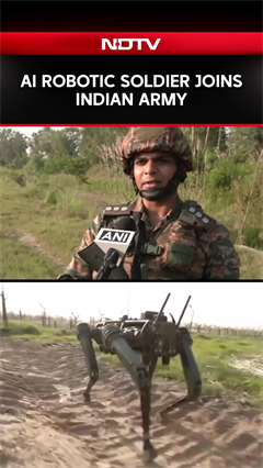 AI Robotic Soldiers Join Indian Army, Robotic Mule Guards LoC Amid Anti-Infiltration Bid AI Robotic Soldiers Join Indian Army, Robotic Mule Guards LoC Amid Anti-Infiltration Bid