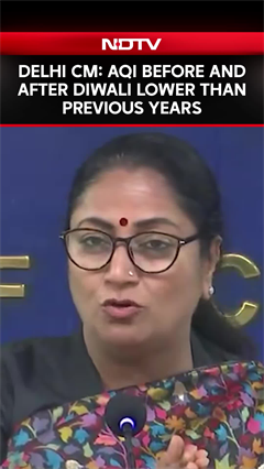 Video: Delhi AQI Today | Delhi CM Rekha Gupta: AQI Before And After Diwali Lower Than Previous Years