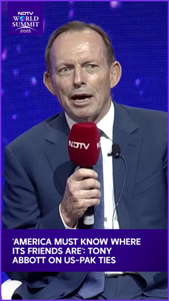 Video: 'America Must Know Where Its Friends Are': Tony Abbott On US-Pak Ties