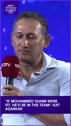 Video: “If Mohammed Shami Were Fit, He’d Be In The Team,” says BCCI Chief Selector Ajit Agarkar