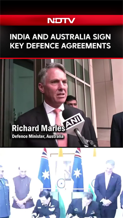 Video: India And Australia Sign Key Defence Agreements