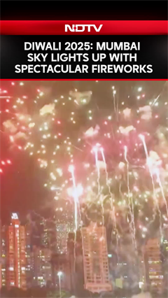 Mumbai Diwali News | Diwali 2025: Mumbai Sky Lights Up With Spectacular Fireworks