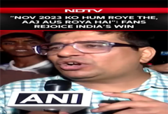 "Nov 2023 Ko Hum Roye The, Aaj Aus Roya Hai": Fans Rejoice As India Defeats Australia "Nov 2023 Ko Hum Roye The, Aaj Aus Roya Hai": Fans Rejoice As India Defeats Australia