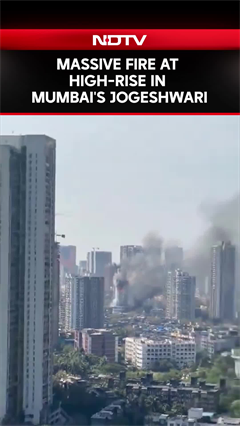 Video: Massive Fire Breaks Out At A Multi-Storey Building In Mumbai's Jogeshwari