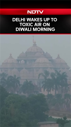 Video: Delhi Wakes Up To Toxic Air On Diwali Morning