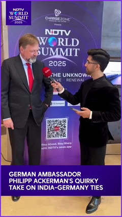 Video: 'Germany-India Relations Are At An All Time High But The Sky Is The Limit': Dr Philipp Ackermann