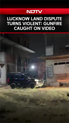 Video: Lucknow Land Dispute Turns Violent: Gunfire Caught on Video, 4 Injured, 2 Arrested
