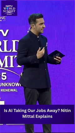 Video: Is AI Taking Our Jobs Away? Nitin Mittal Explains at the NDTV World Summit 2025