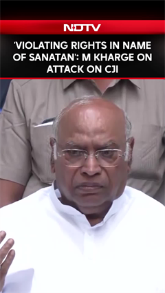 Mallikarjun Kharge Condemns Laywer Attempting To Throw Object At CJI BR Gavai, Demands Action