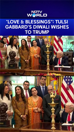 “Love & Blessings”: Tulsi Gabbard’s Diwali Wishes To US President Trump