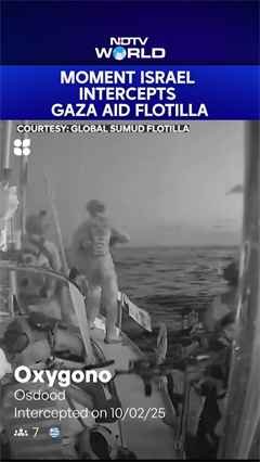 Moment Israel Intercepted Gaza Bound Flotilla