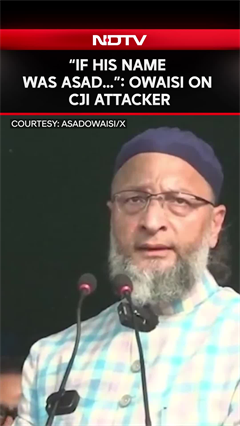 'If Attacker Was Asad, He Would've Been...": Asaduddin Owaisi On Attack On CJI