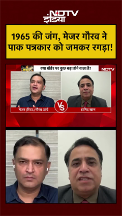 Video: Major Gaurav Arya On PAK: 1965 की जंग, मेजर गौरव ने पाक पत्रकार को जमकर रगड़ा! #shorts #viral #pak