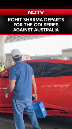Rohit Sharma Spotted At The Airport As He Departs For The ODI Series Against Australia Rohit Sharma Spotted At The Airport As He Departs For The ODI Series Against Australia