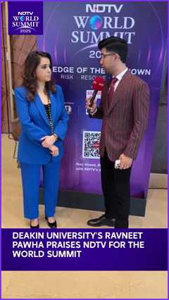 Deakin University's Ravneet Pawha Praises NDTV For Bringing World Leaders Under One Roof